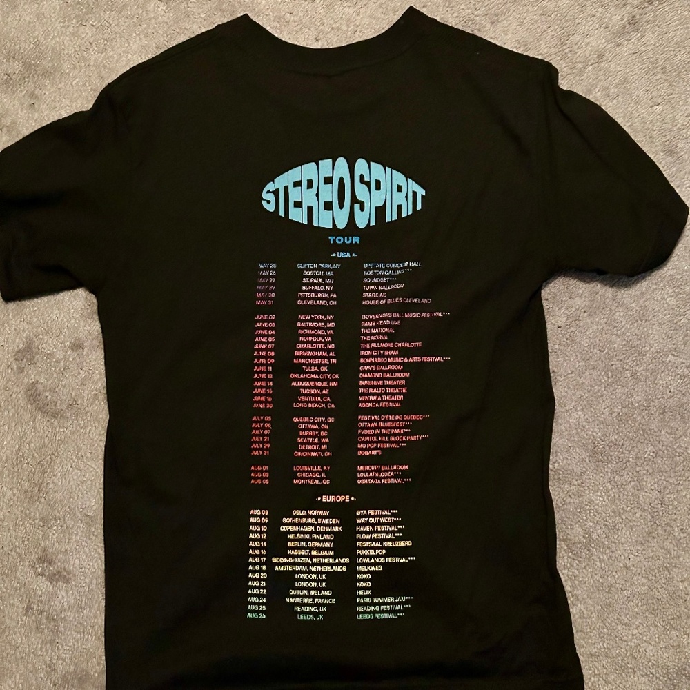 Brockhampton Stereo Spirit tour 2018 Tshirt Size Small.